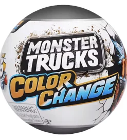 5 Surprise Kugle m. Overraskelse - Monster Trucks - Color Change