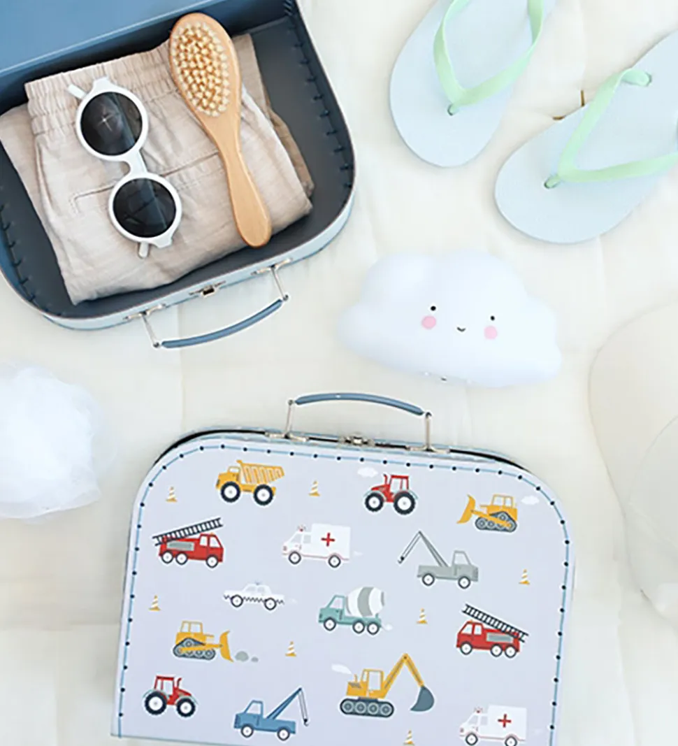 A Little Lovely Company Kuffertsæt - 2 stk. - 29x20/25,5x18 cm -