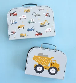 A Little Lovely Company Kuffertsæt - 2 stk. - 29x20/25,5x18 cm -