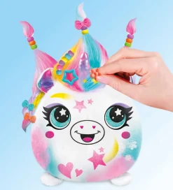 Airbrush Plush Bamse - 14 cm - Hair'iffic - Princess