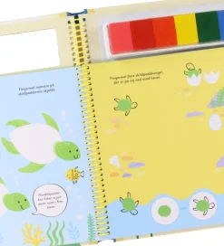 Alvilda Aktivitetsbog - Fingermalebog Med Dyr - Dansk