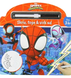 Alvilda Aktivitetsbog - Marvel Spidey - Skriv, Tegn & Visk Ud