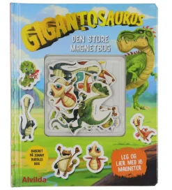 Alvilda Magnetbog - Gigantosaurus - Den Store Magnetbog - Dansk