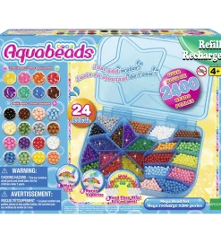 Aquabeads Perler - 2400+ stk. - Mega Bead Set - Multifarvet