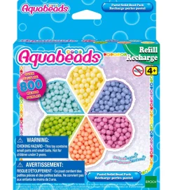 Aquabeads Perler - 800+ stk. - Pastel Solid Bead Pack
