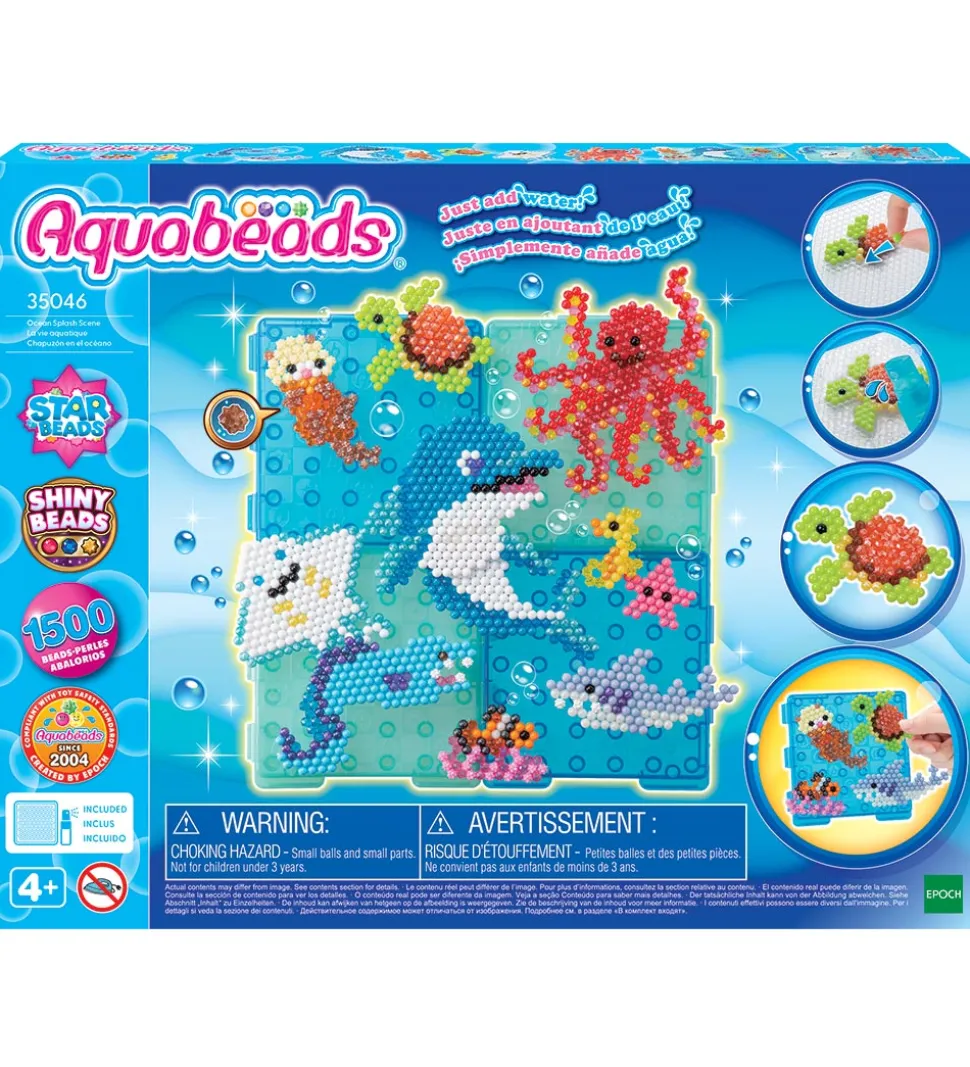 Aquabeads Perlesæt - 1500 stk. - Ocean Splash Scene