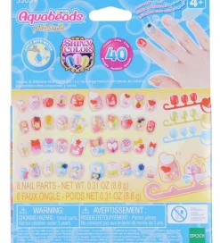 Aquabeads Perlesæt - Nail Studio - Hearts & Ribbons Nail Refill