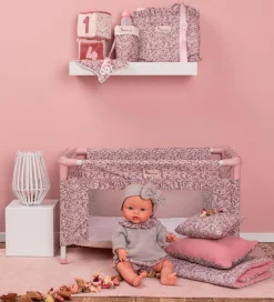 Asi Dukketilbehør - Rejseseng - 36-46 cm - Rosa