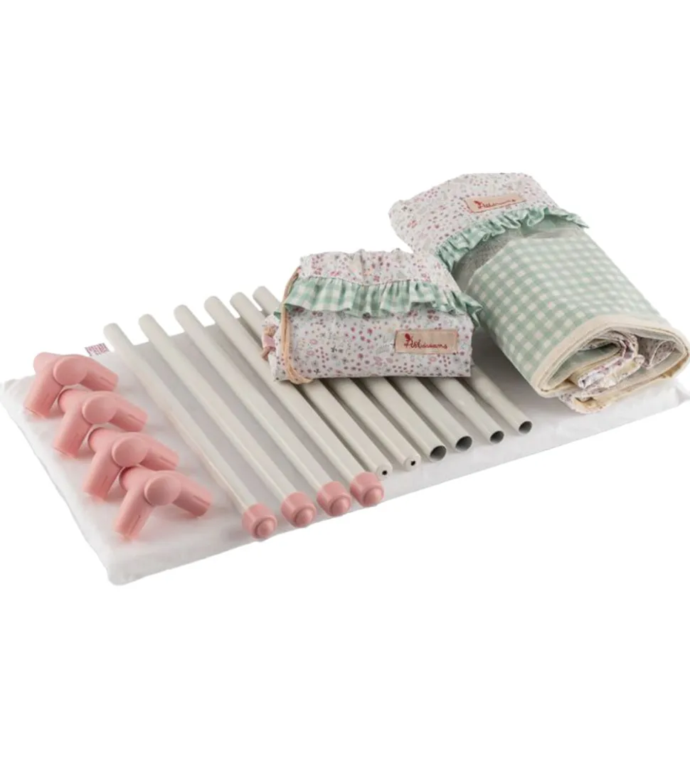 Asi Dukketilbehør - Rejseseng - 36-46 cm - Grøn