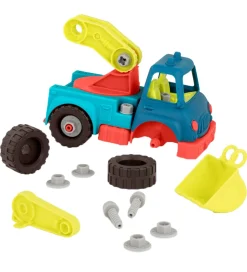 B. toys Bil - Happy Cruisers - Take-Apart Kranbil - 31 Dele