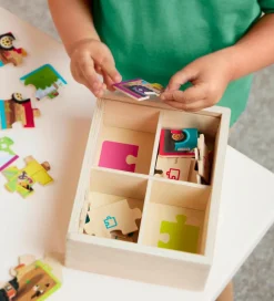 B. toys Puslespil - 4x12 - Arbejdskørertøjer