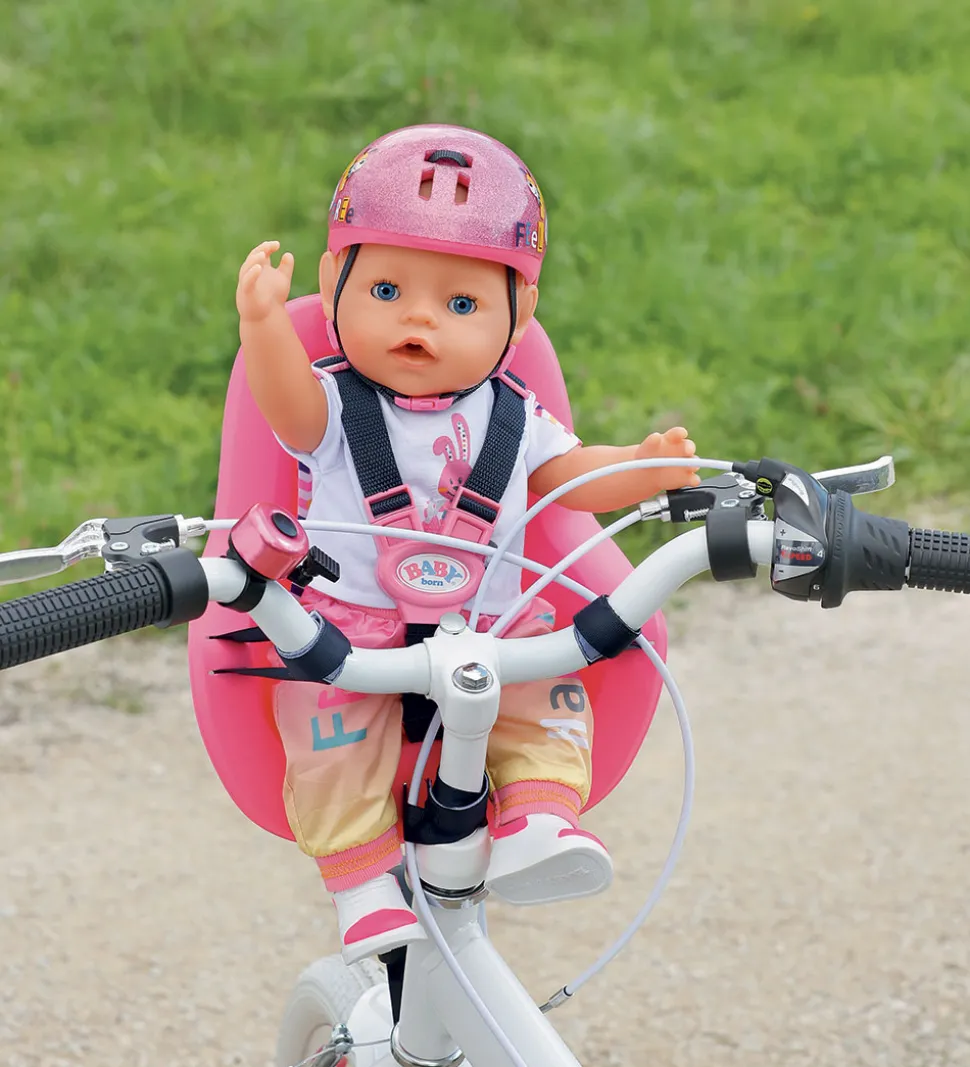 Baby Born Dukketilbehør - Cykelstol - Pink