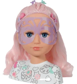 Baby Born Sminkehoved m. Tilbehør - Sister Styling Artist