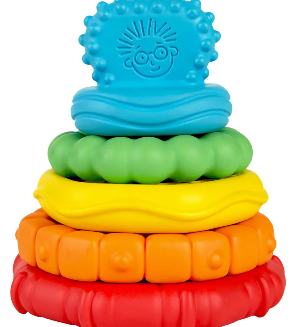 Baby Einstein Stable- og Bidelegetøj - Stack & Teethe - Multi-te