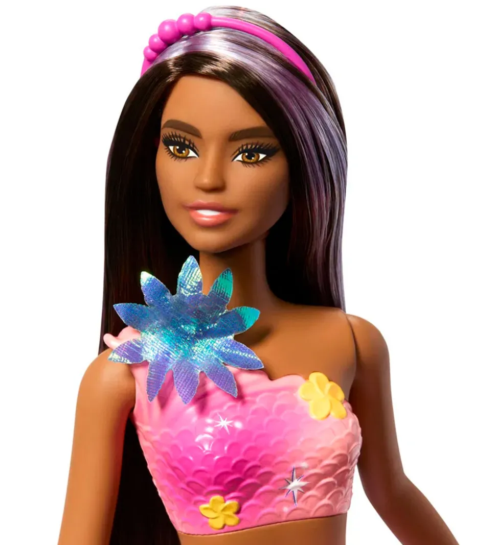 Barbie Dukke - 30 cm - Blooming Magic Black Mermaid
