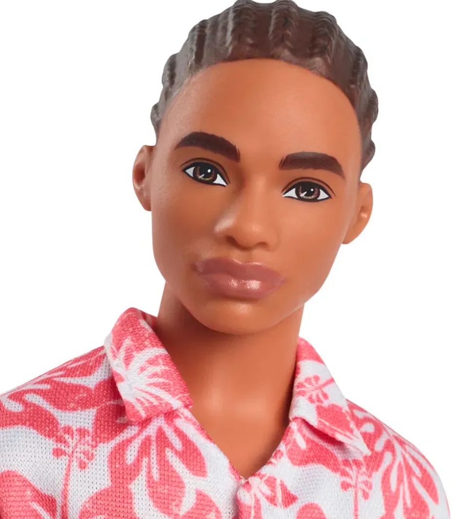 Barbie Dukke - 30 cm - Fashionista Ken Printed Boiler Suit