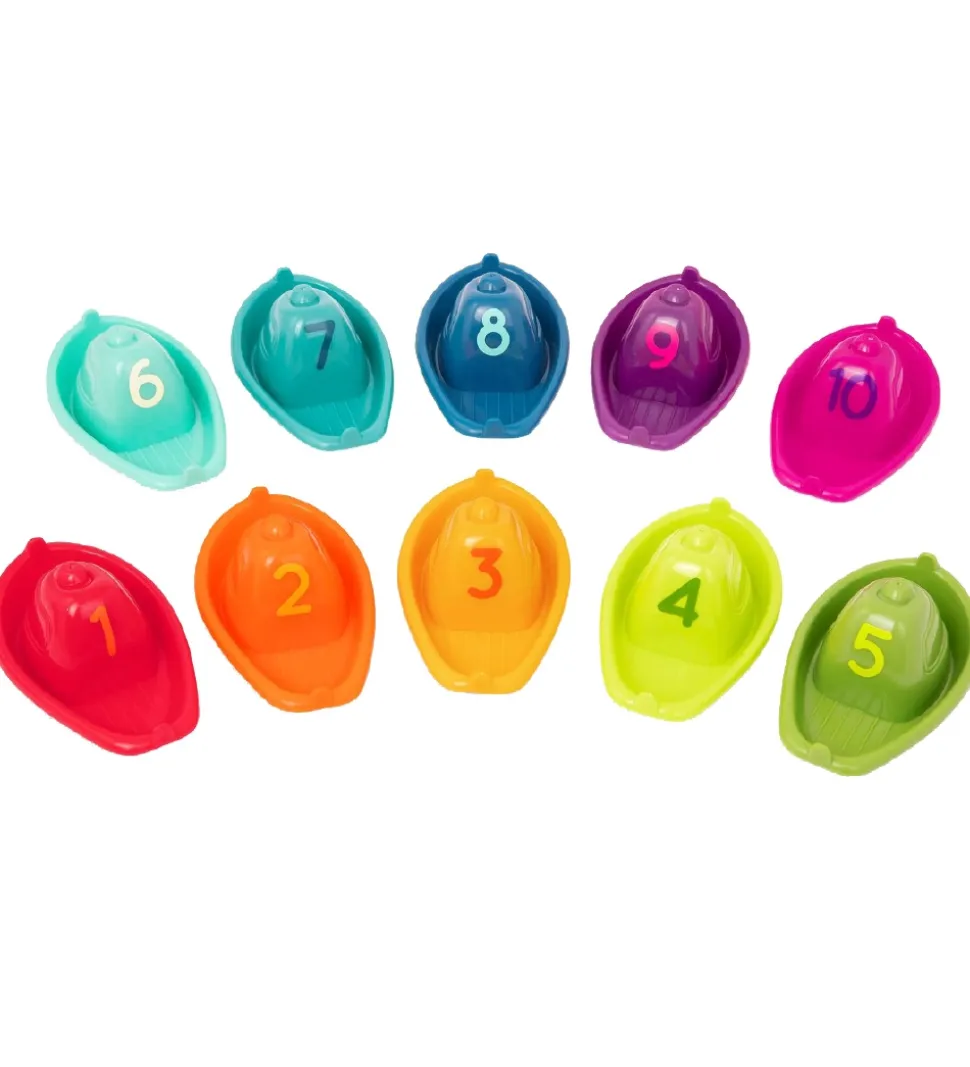 Battat Badelegetøj - 10 Dele - Både - Multifarvet