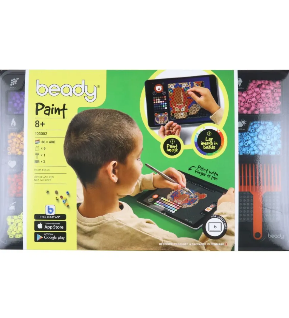 Beady Paint - 14.400 Perler - 9 Plader