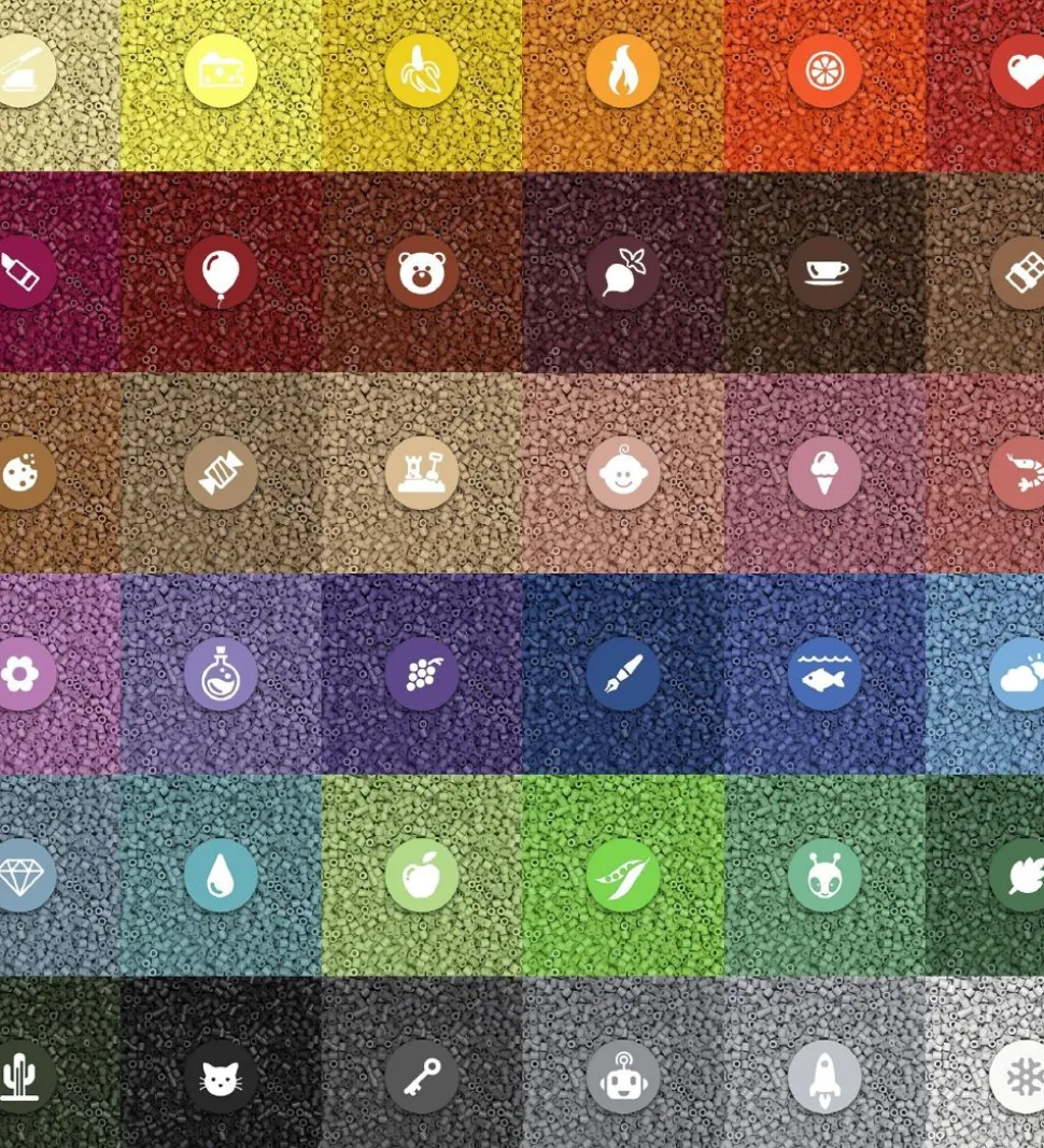 Beady Paint - 14.400 Perler - 9 Plader