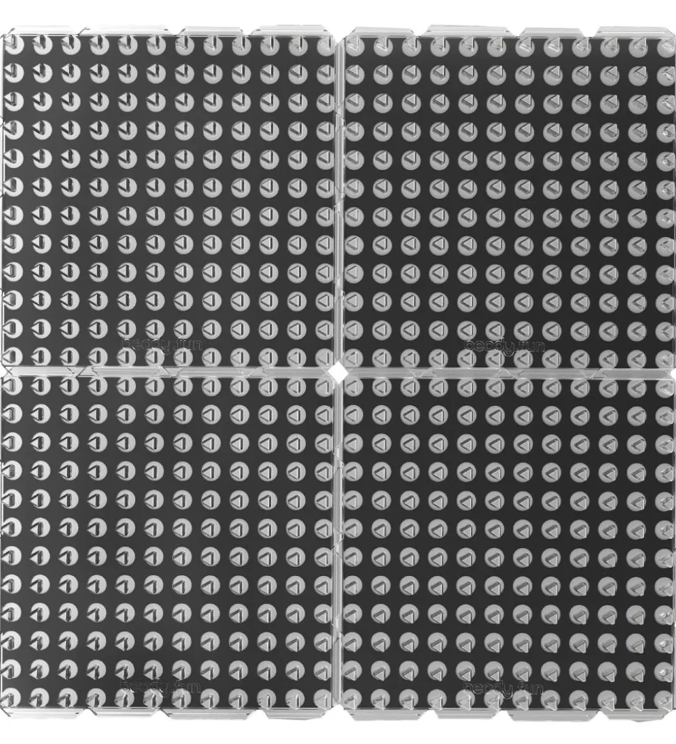 Beady Perleplader - 4-pak - Kvadrat