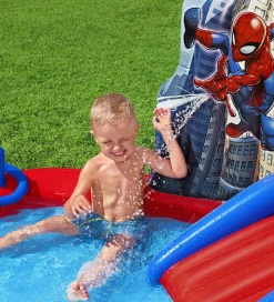 Bestway Legebassin m. Tilbehør - 211 x 206 cm - Spider-Man