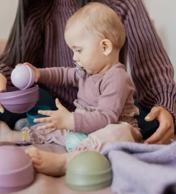 BIBS Stabletårn - 8 Dele - Pastel Rainbow