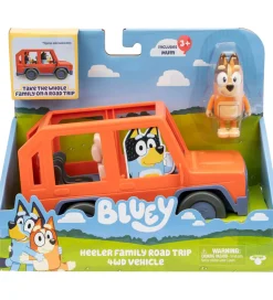 Bluey Legesæt - Familiens 4WD Feriebil m. Figur