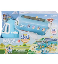 Bluey Legesæt m. Lyd - Transformerbart Fly -3-i-1