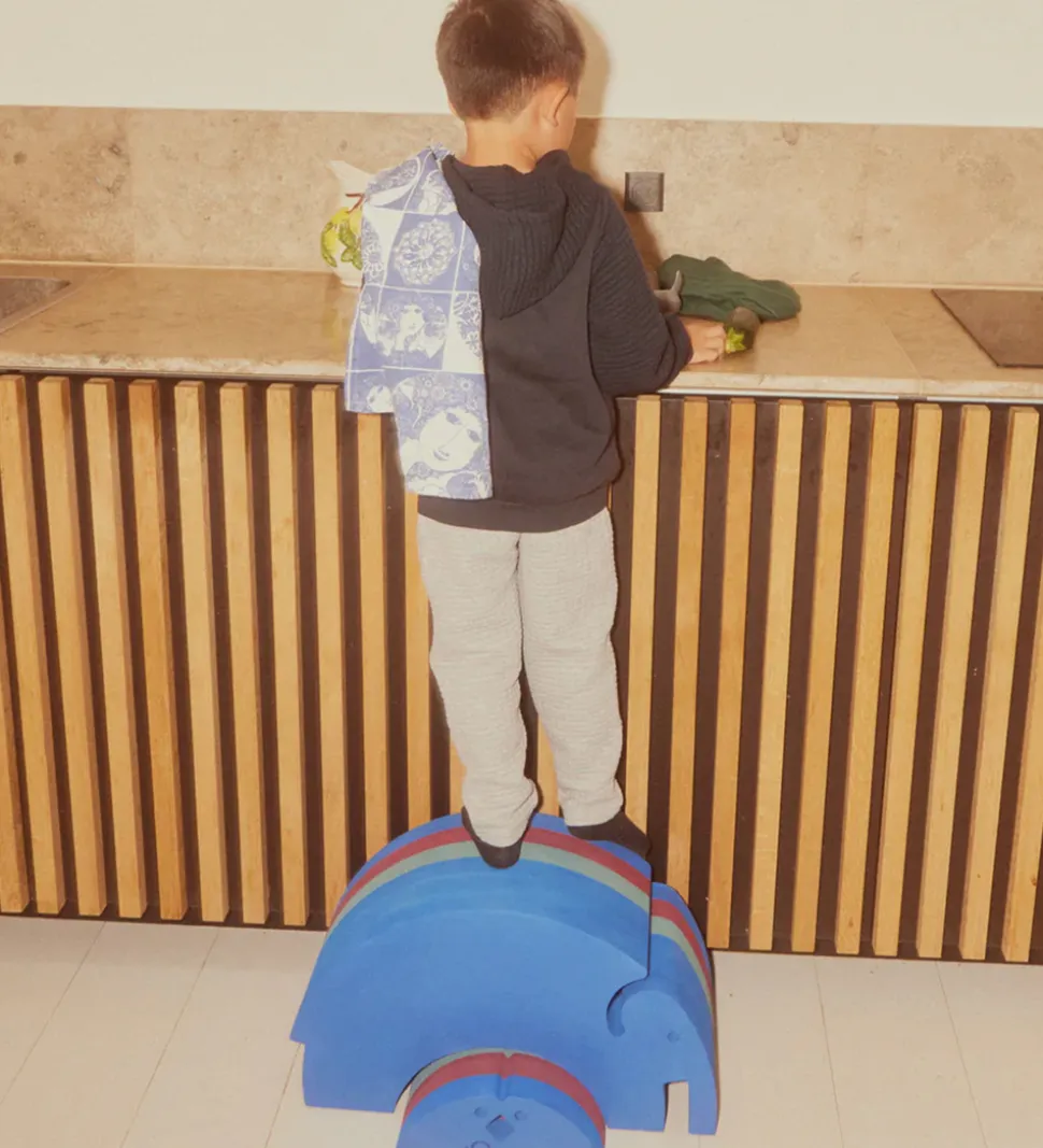 bObles Elefant - L 24 - 55x21x31 cm - Blue Gym