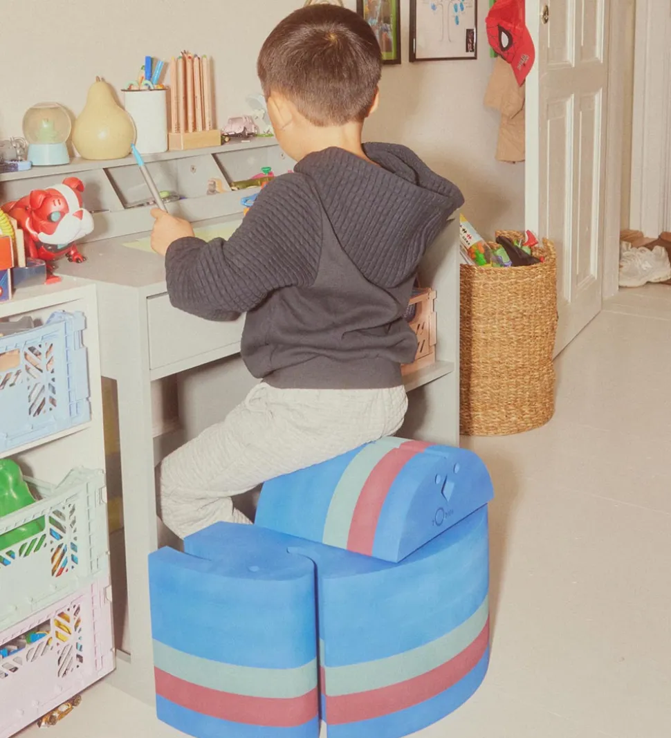 bObles Elefant - L 24 - 55x21x31 cm - Blue Gym