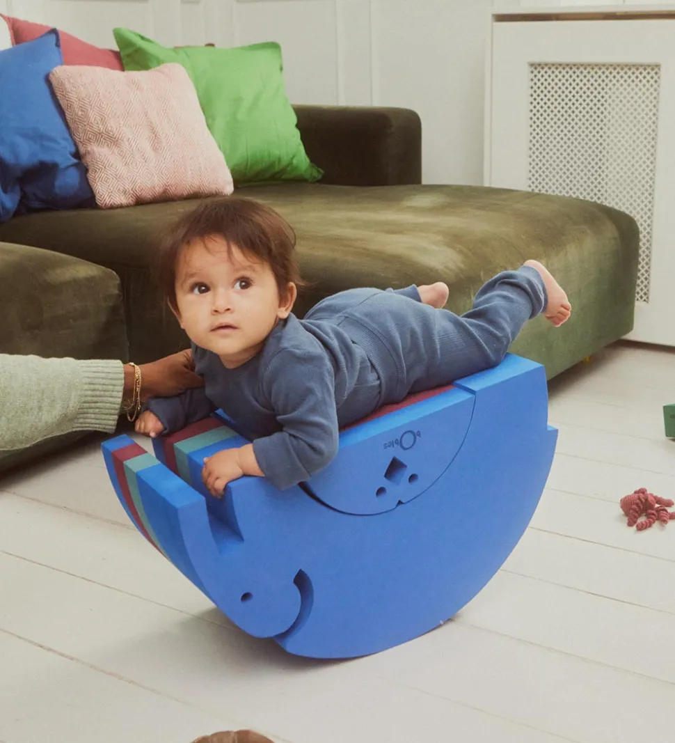 bObles Elefant - L 24 - 55x21x31 cm - Blue Gym