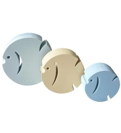 bObles Fisk - 3-pak - 15x5/12x5/9x5 cm - Mist