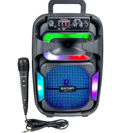 Bontempi Højtaler m. Mikrofon/Lys - 38 cm - Trådløs