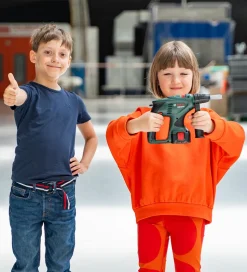 Bosch Mini Slagboremaskine m. Lys/Lyd- Legetøj - Mørkegrøn