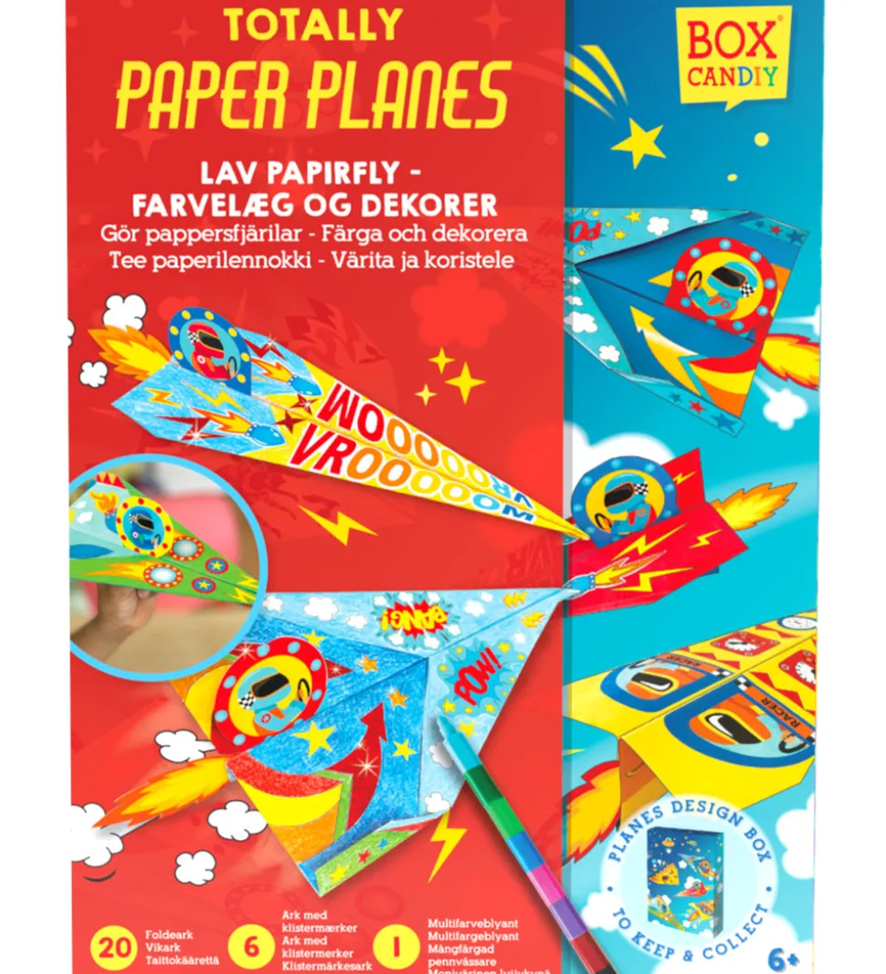 BOX CANDIY Kreasæt - Papirfly - Totally Paper Planes