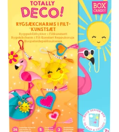BOX CANDIY Kreasæt - Rygsækcharms i Filt-kunstsæt - Totally Deco