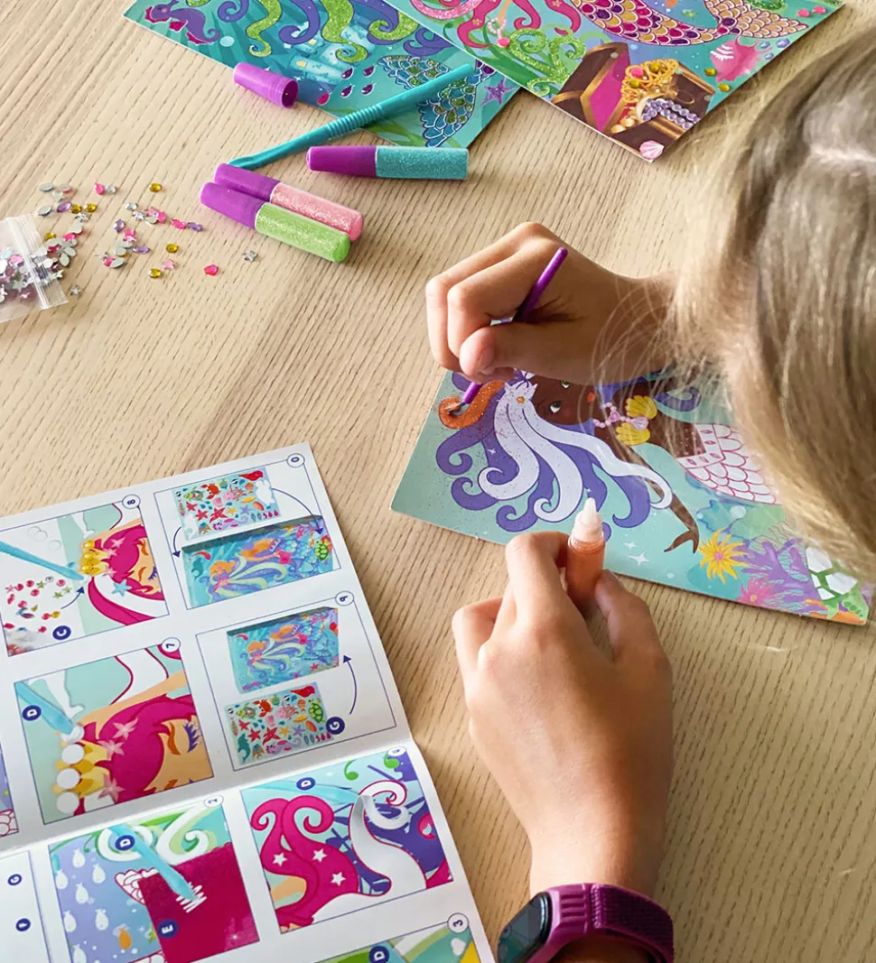 BOX CANDIY Kreasæt - Sand- og Foliekunstsæt - Totally Mermaids