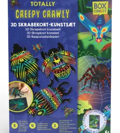 BOX CANDIY Kreasæt - Skrabekort 3D - Totally Creepy Crawly