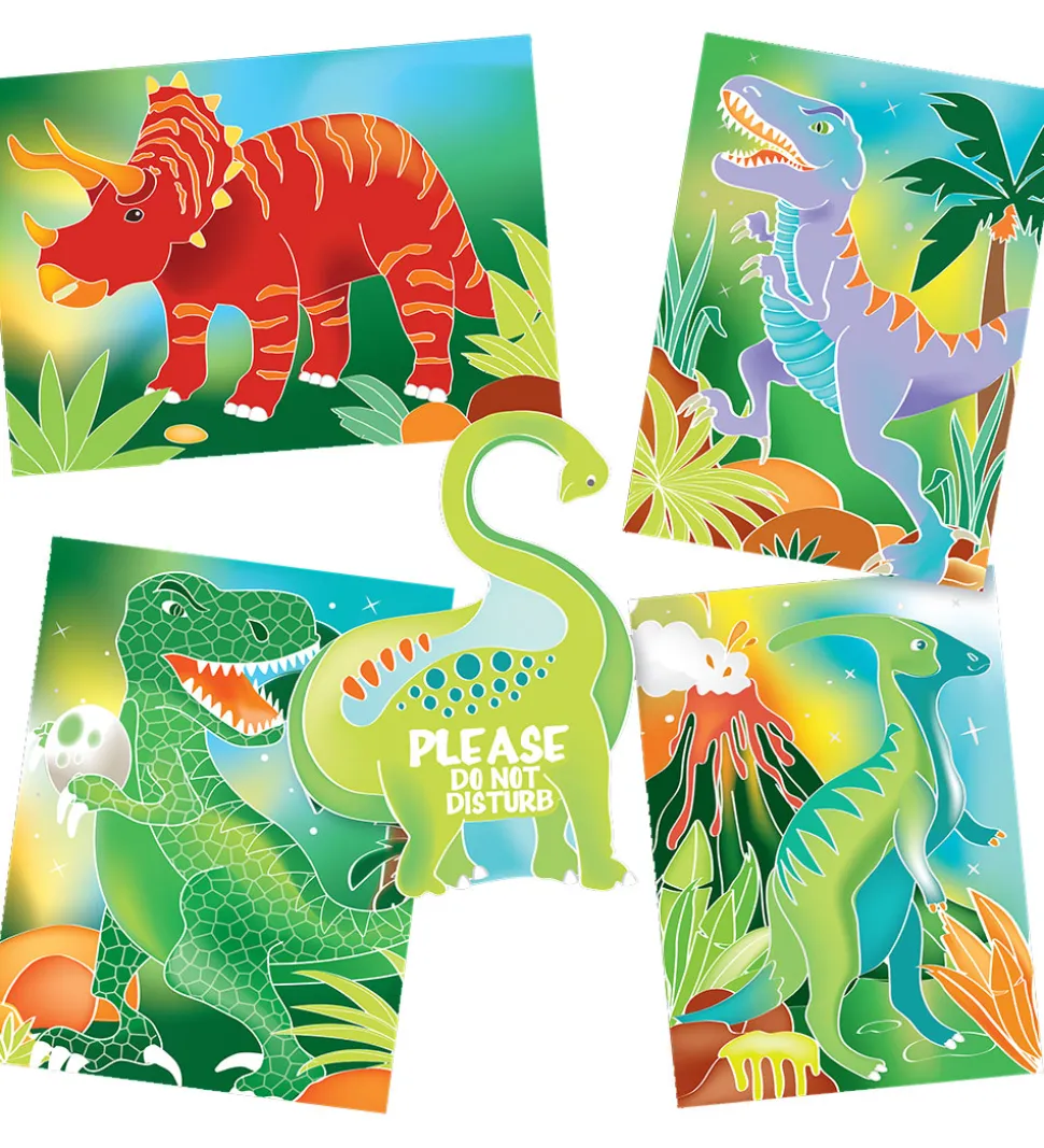 BOX CANDIY Kreasæt - Vandfarvekunstsæt - Totally Dinosaurs