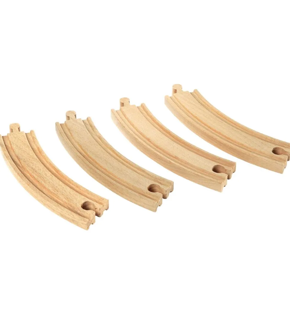 BRIO Buede Skinner - 4 dele - Lang - Træ 33342