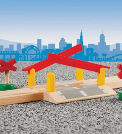 BRIO Jernbaneoverskæringer - 4 dele - Træ 33388