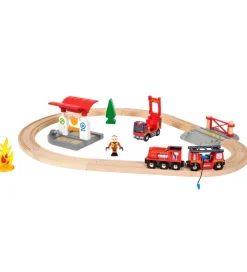 BRIO World Togbane - 18 dele - Brandmand 33815