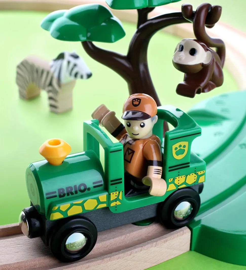 BRIO World togbanesæt - 17 dele - Safari 33720