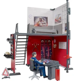 Bruder Legesæt - bworld - Brandstation m. Brandbekæmper - 62702