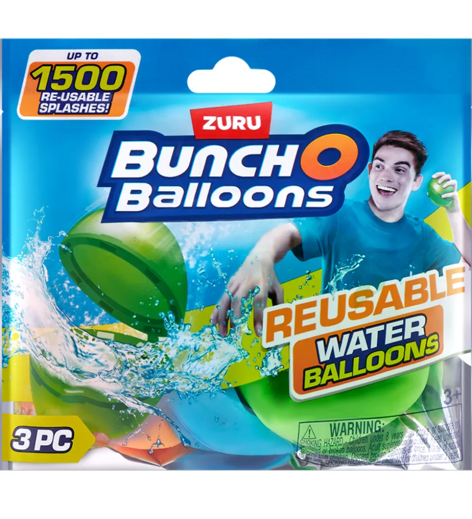 Bunch O Balloons Vandlegetøj - Genbrugelige Vandballoner - 3 stk