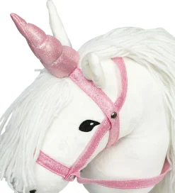 by ASTRUP Enhjørninghorn og Grime Til Kæpheste - Pink m. Glimmer