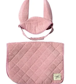 by ASTRUP Sadelunderlag Til Kæpheste - Fløjl - Rosa
