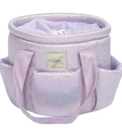 by ASTRUP Strigletaske Til Kæpheste - Lilla m. Glimmer