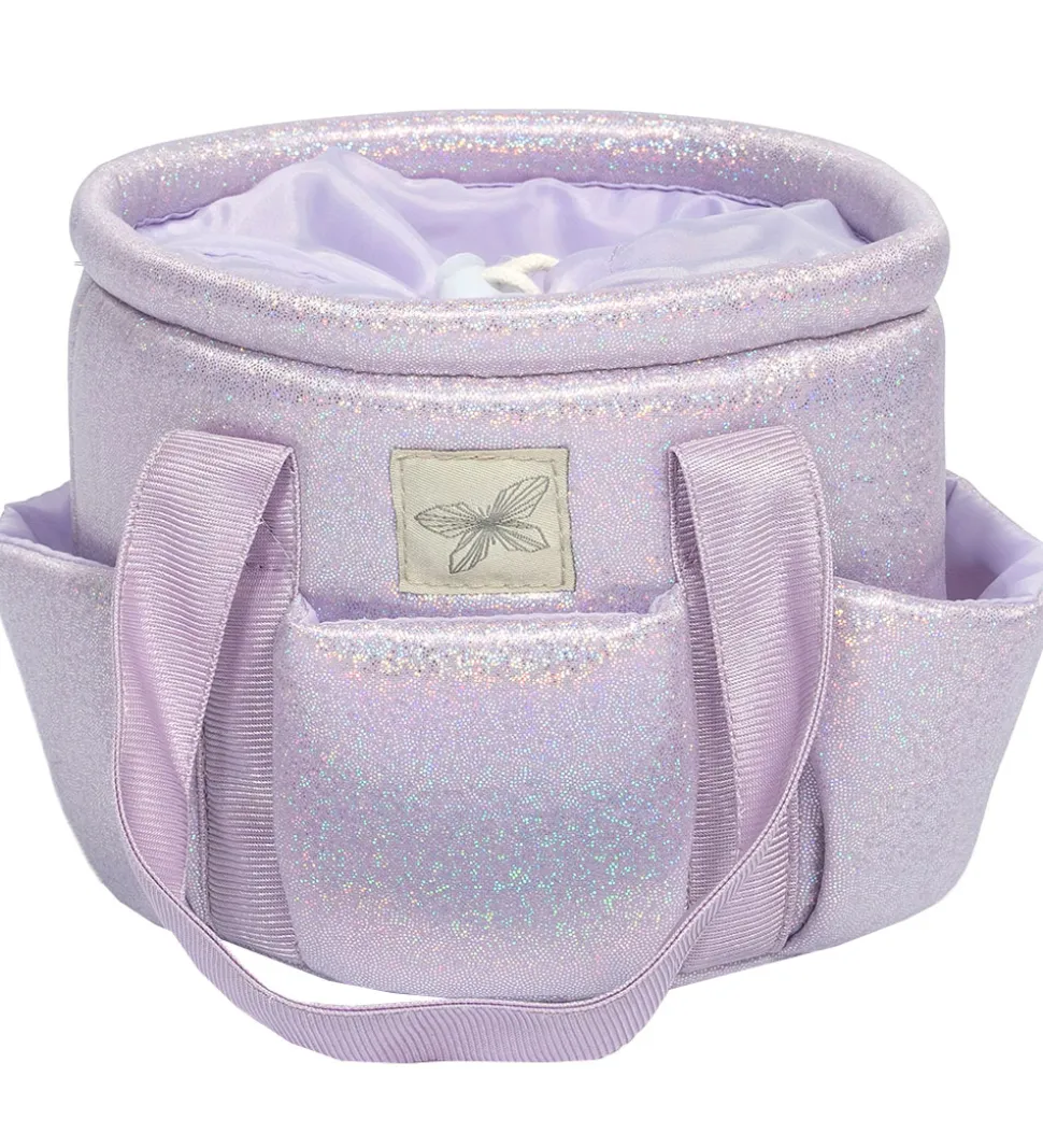 by ASTRUP Strigletaske Til Kæpheste - Lilla m. Glimmer