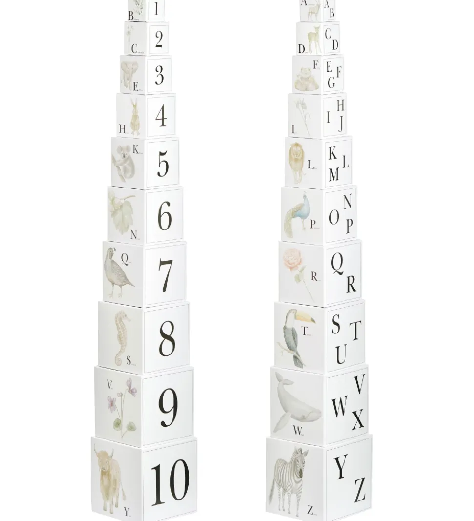 Cam Cam Stableklodser - 10 stk. - Alphabet Animals